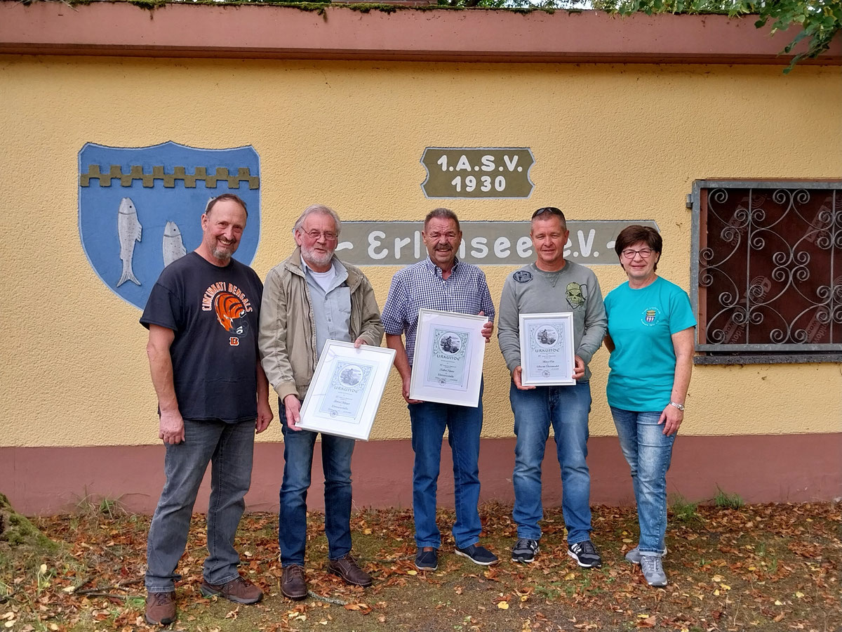 Ehrung langjähriger Vereinsmitglieder im September 2025