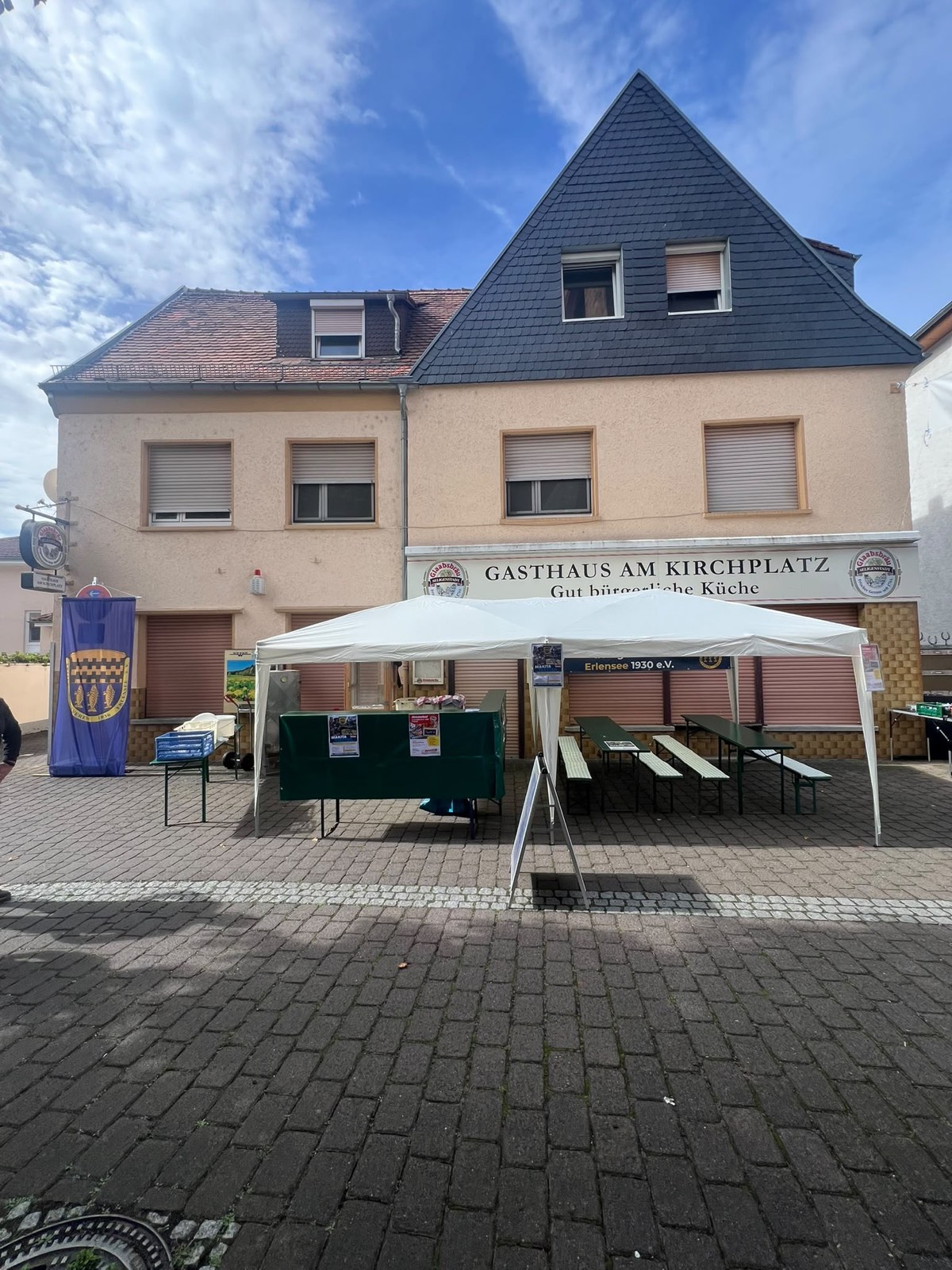 Stand des 1. AV Erlensee beim Kirchplatzfest 2026 in Erlensee-Rückingen
